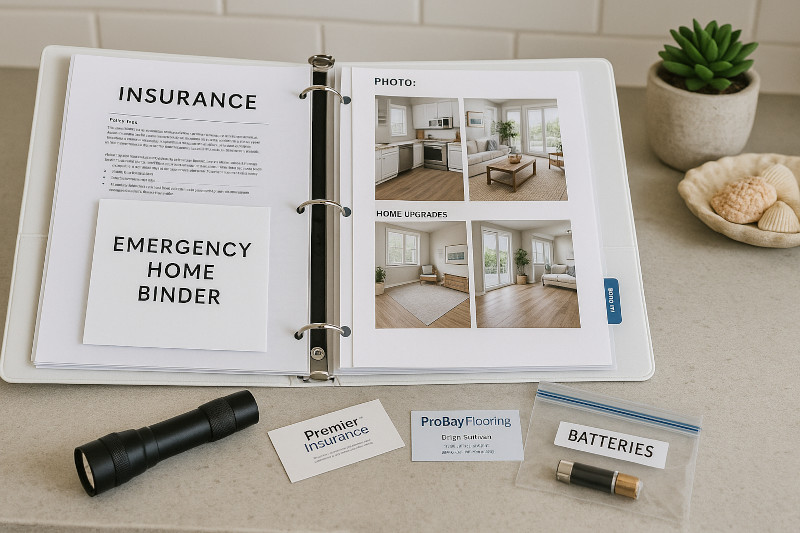 emergency home binder